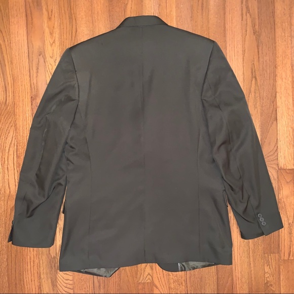 Bonellin Brown Two Piece Men’s Suit Sz 44R - Picture 3 of 14